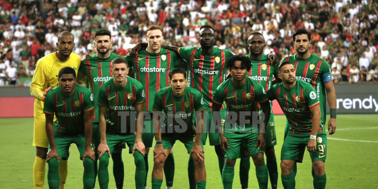 Amedspor-Erzurumspor maçında ilk yarı golsüz sona erdi