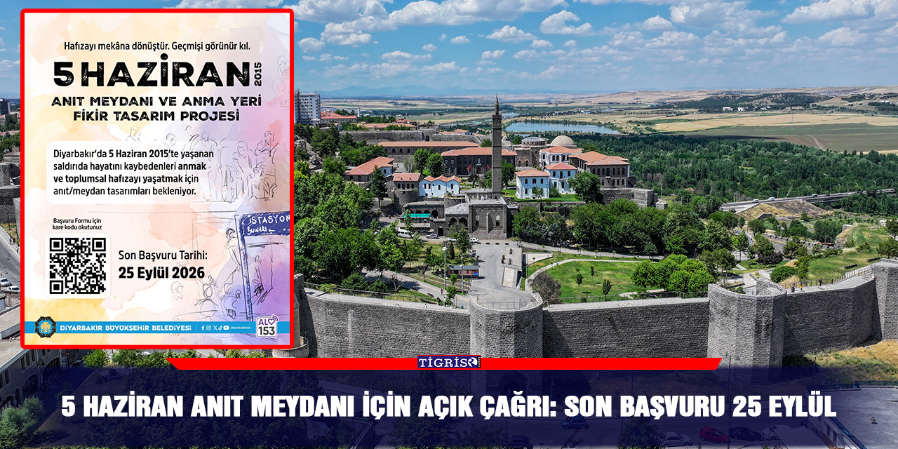 5 Haziran Anıt Meydanı için açık çağrı: Son başvuru 25 Eylül