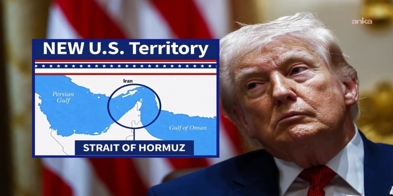 Trump'dan Hürmüz Boğazı haritası
