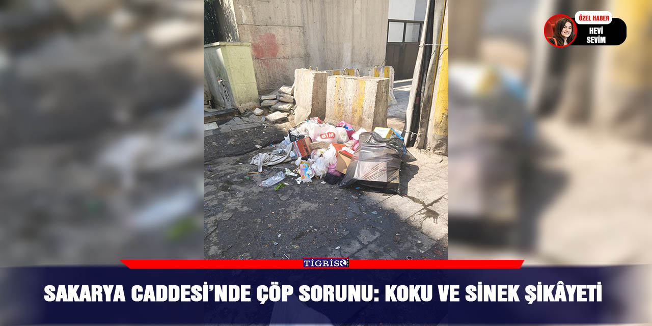 Sakarya Caddesi’nde çöp sorunu: Koku ve sinek şikâyeti