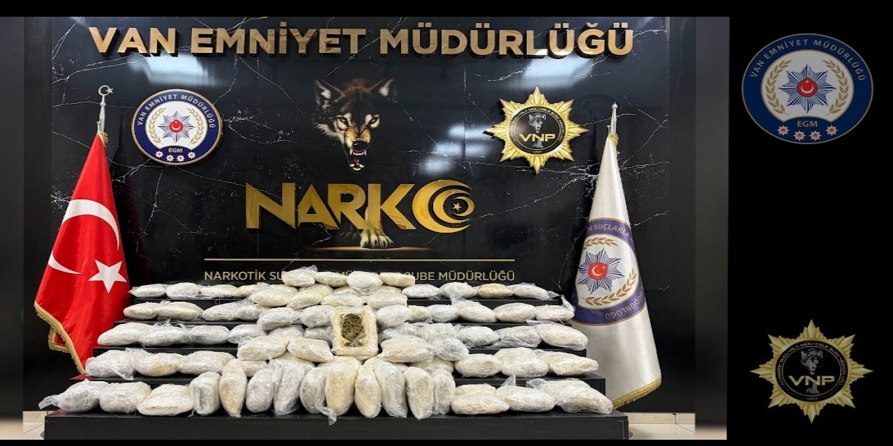 Van'da uyuşturucu operasyonu: 48 kilo esrar ele geçirildi