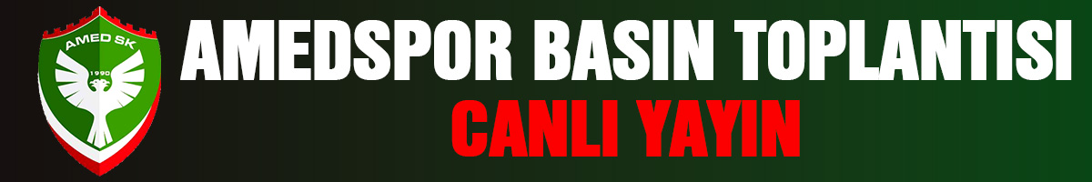 CANLI YAYIN - Amedspor basın toplantısı