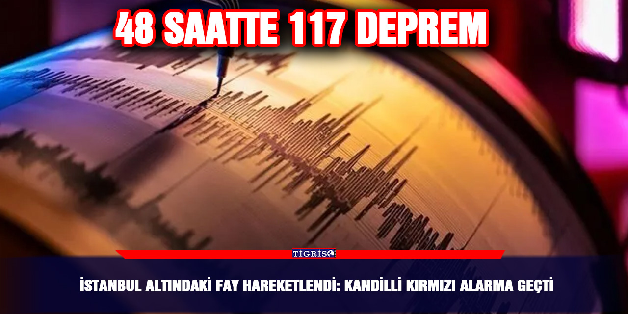 İstanbul altındaki fay hareketlendi: Kandilli kırmızı alarma geçti