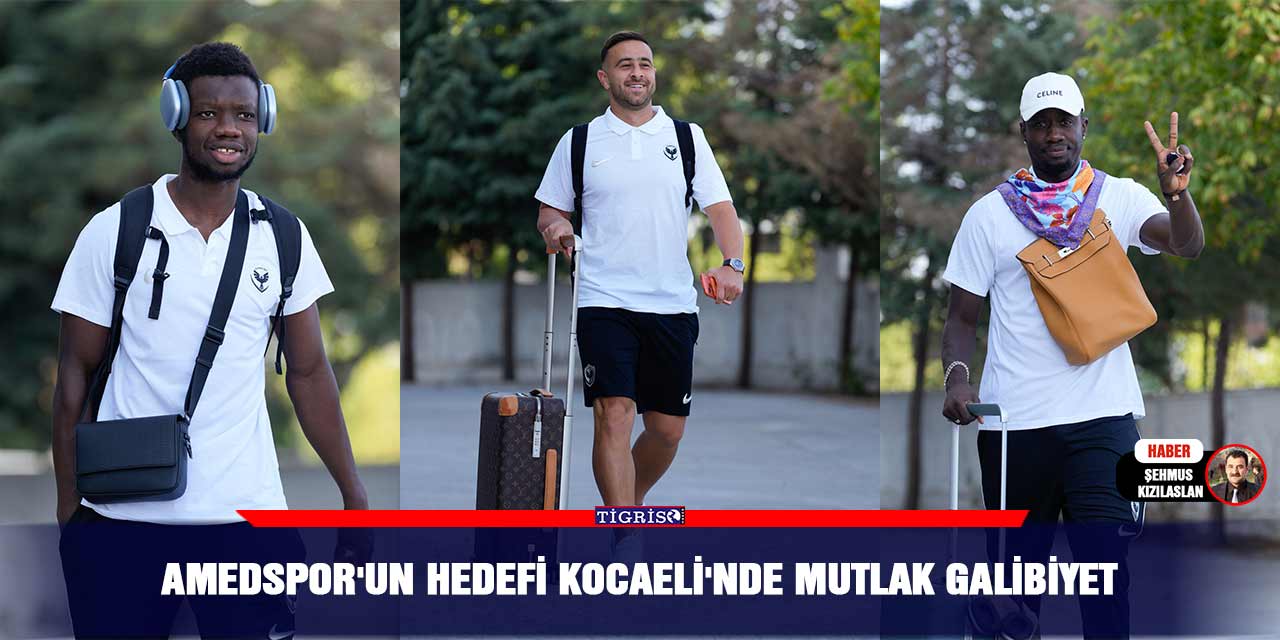 Amedspor'un hedefi Kocaeli'nde mutlak galibiyet
