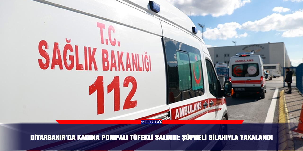Diyarbakır’da kadına pompalı tüfekli saldırı: Şüpheli silahıyla yakalandı