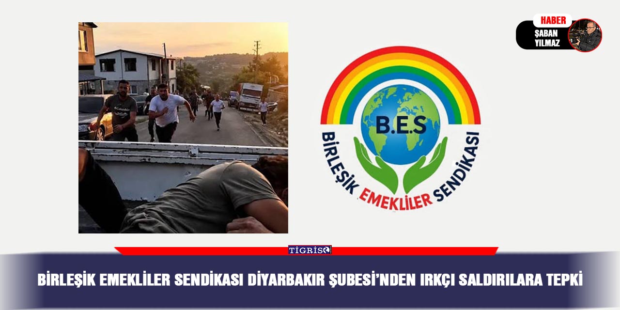 Birleşik Emekliler Sendikası Diyarbakır Şubesi’nden ırkçı saldırılara tepki