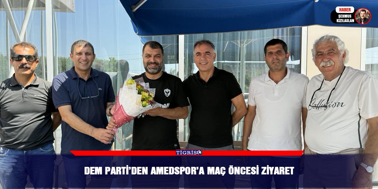 DEM Parti’den Amedspor’a maç öncesi ziyaret