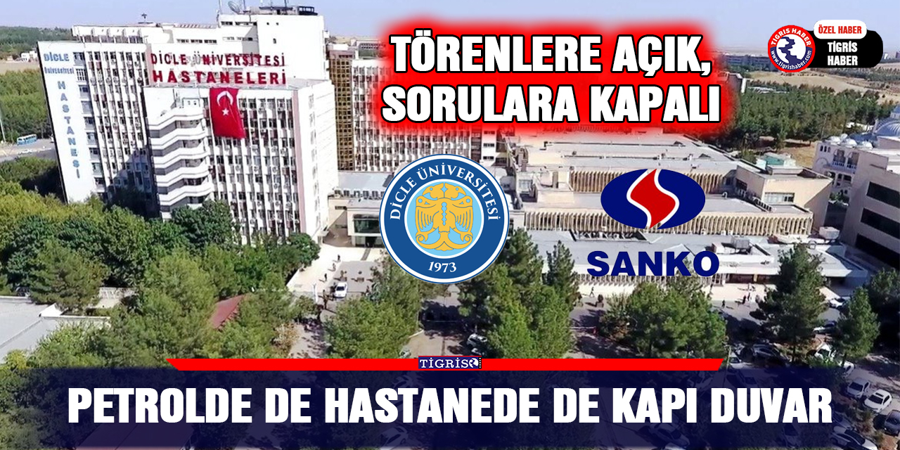 D.Ü. petrolde de hastanede de kapı duvar
