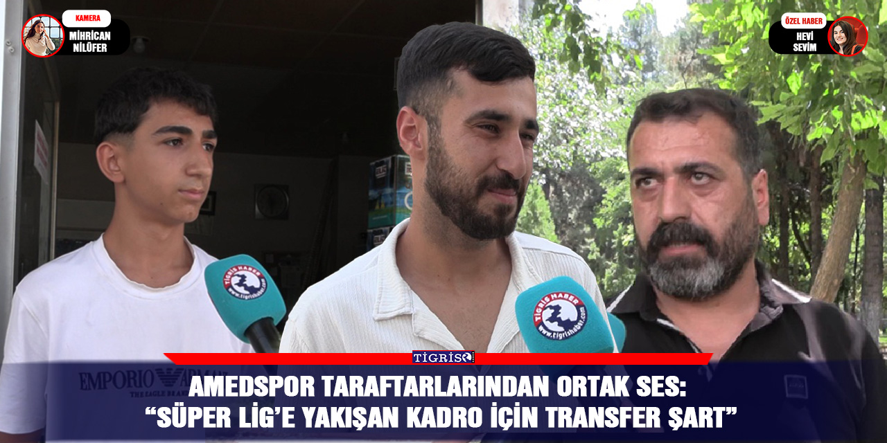 Amedspor taraftarlarından ortak ses: “Süper Lig’e yakışan kadro için transfer şart"