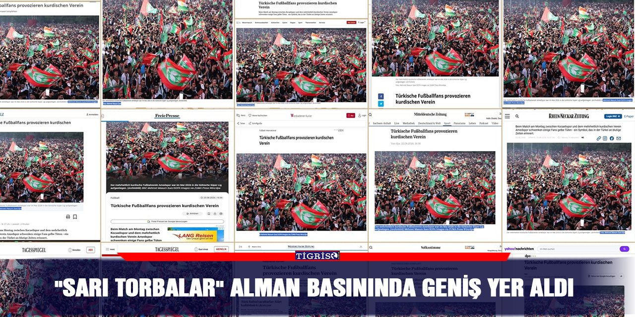 "Sarı torbalar" Alman basınında geniş yer aldı