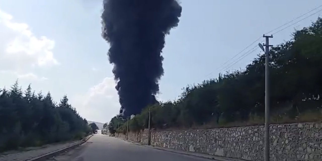 Elazığ'da fabrika yangını