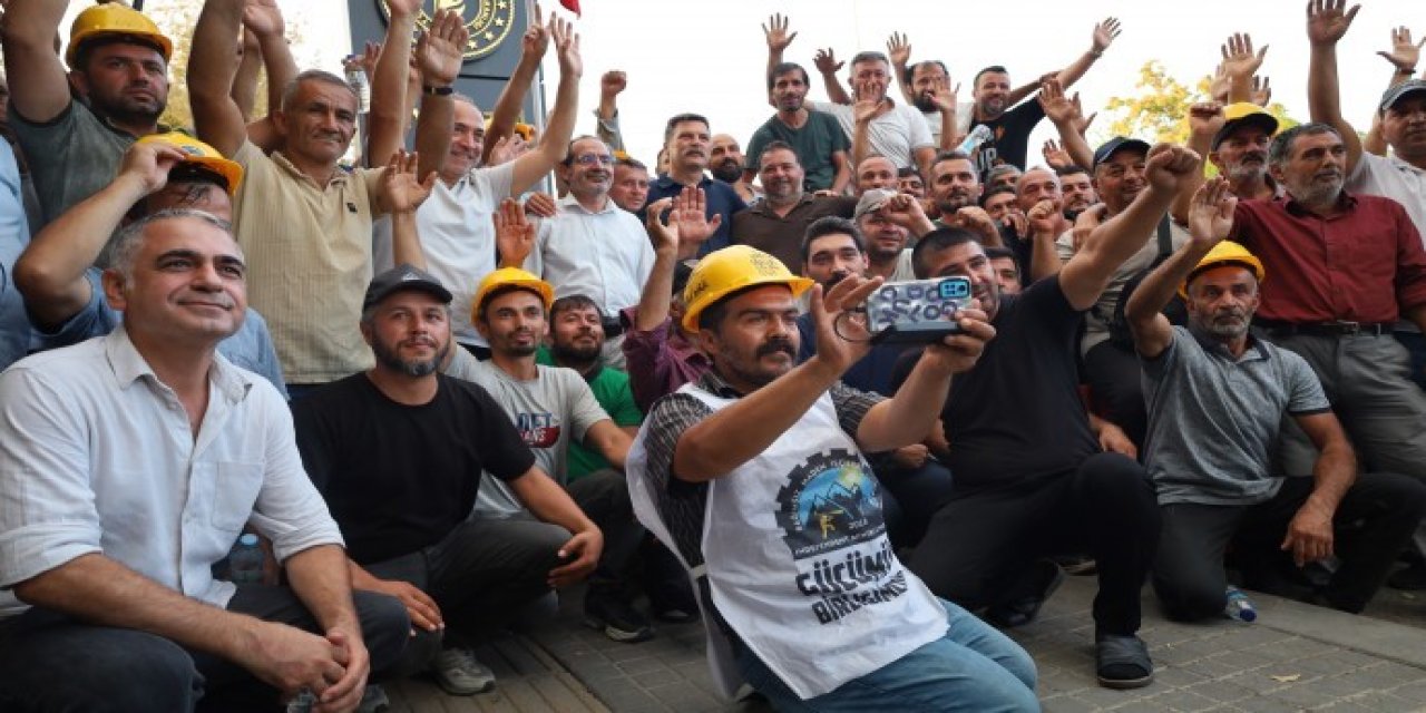 Maden işçilerinin direnişi zaferle sonuçlandı