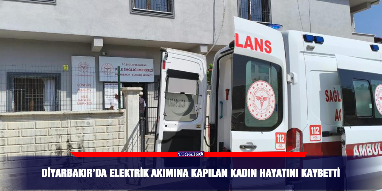 Diyarbakır’da elektrik akımına kapılan kadın hayatını kaybetti