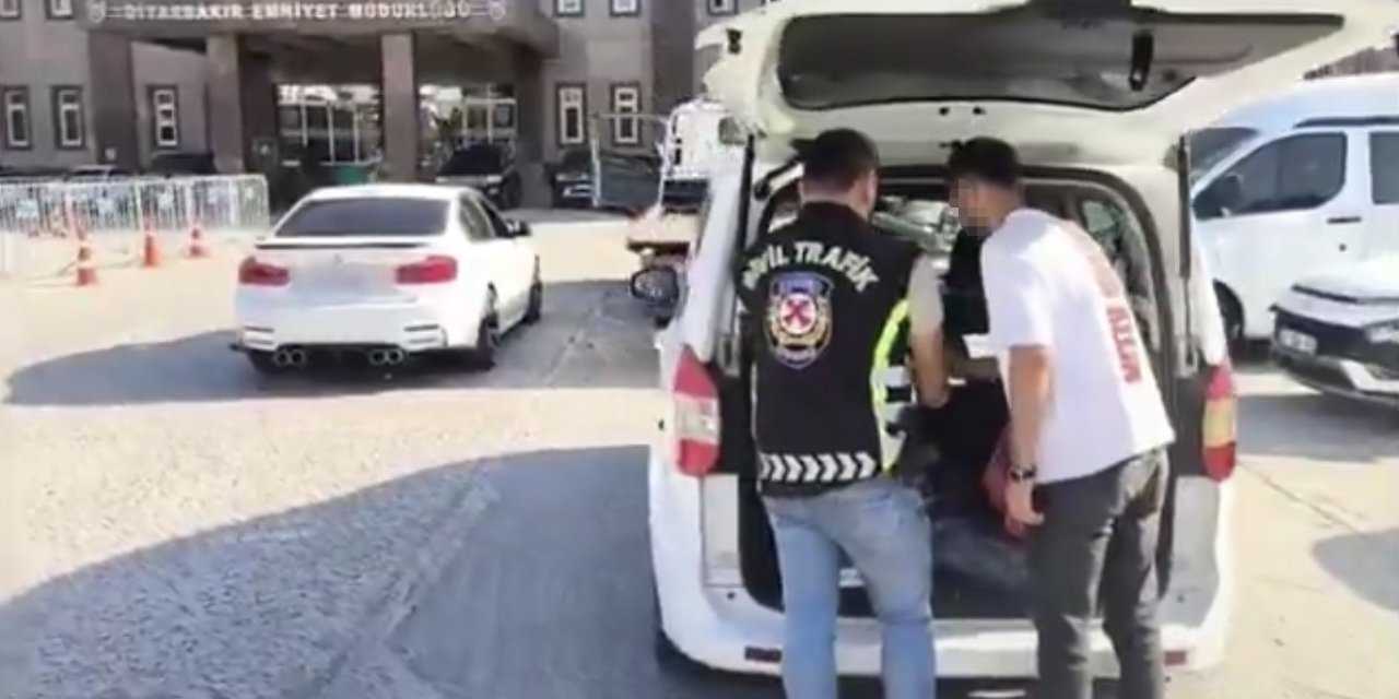 Diyarbakır’da trafiği tehlikeye sokan sürülere cezai işlemler