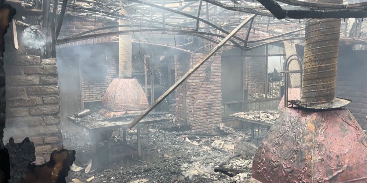 Gaziantep’te restoran yangın
