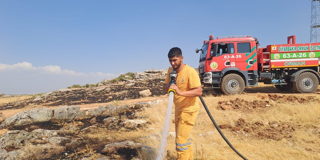Diyarbakır'da yangın kontrol altına alındı