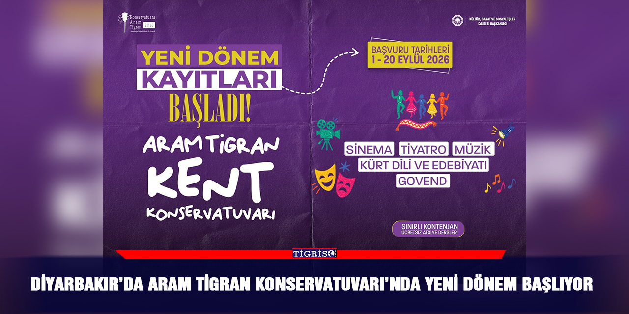 Diyarbakır’da Aram Tigran Konservatuvarı’nda yeni dönem başlıyor