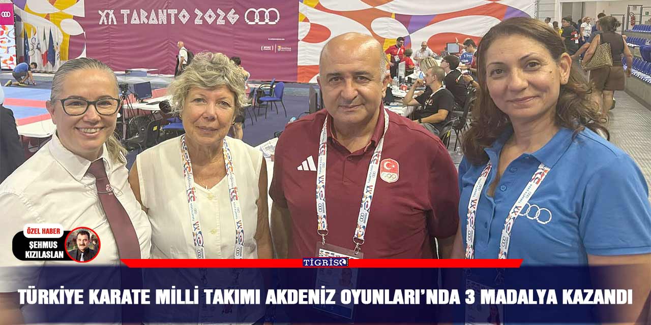 Türkiye Karate Milli Takımı Akdeniz Oyunları’nda 3 madalya kazandı
