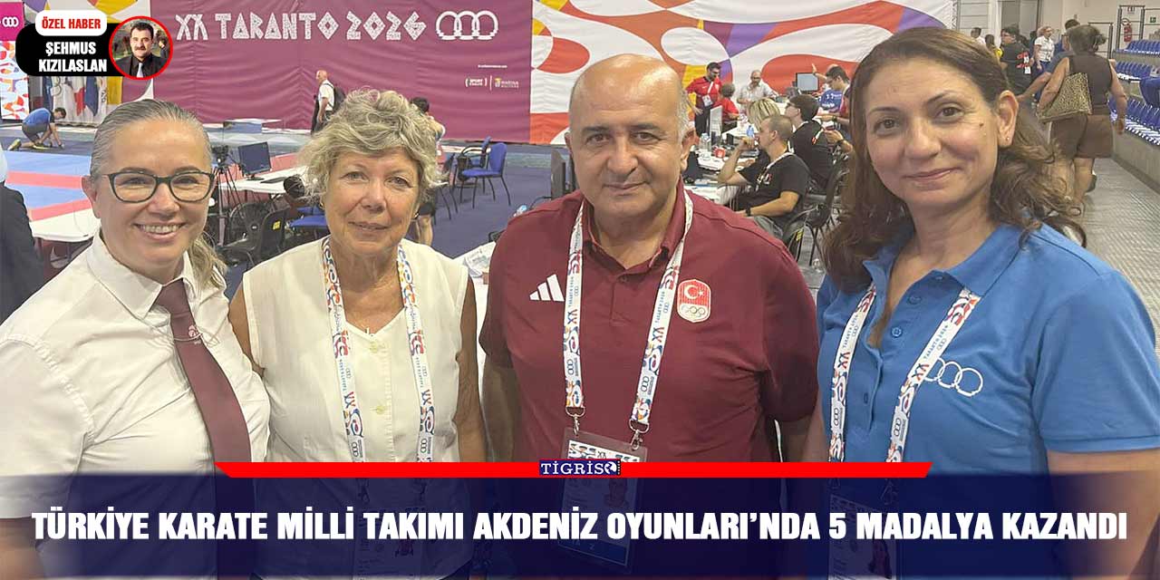 Türkiye Karate Milli Takımı Akdeniz Oyunları’nda 5 madalya kazandı