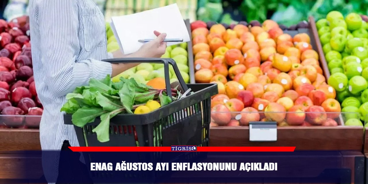 ENAG Ağustos ayı enflasyonunu açıkladı