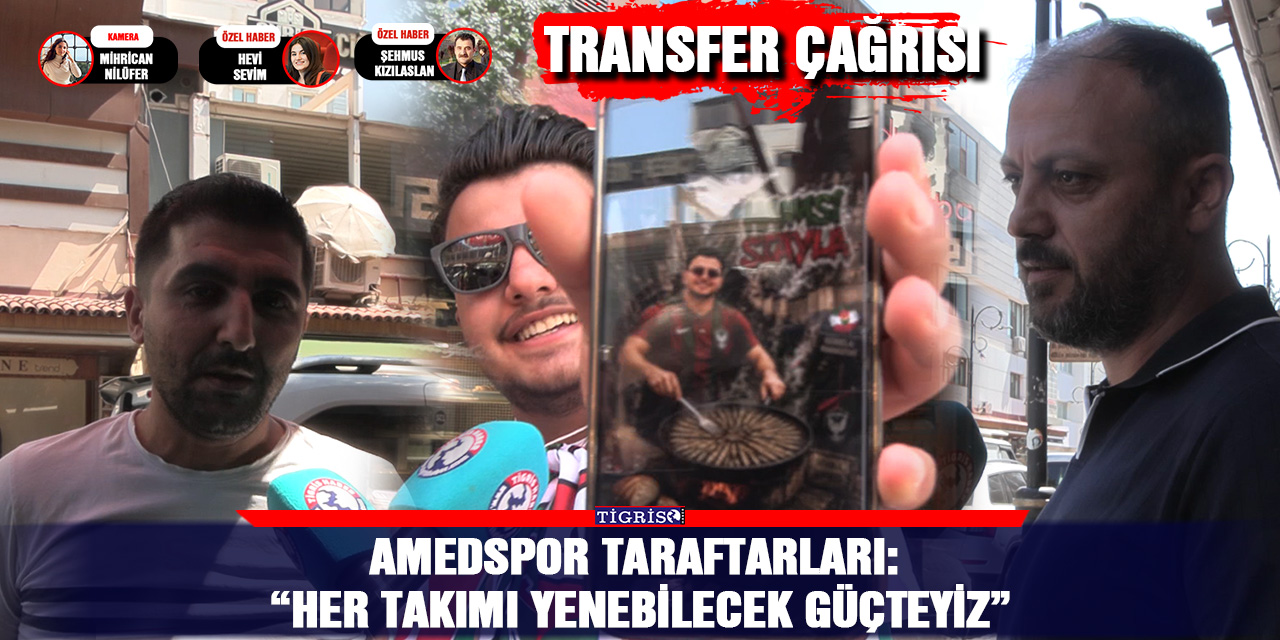 Amedspor taraftarları: “Her takımı yenebilecek güçteyiz”