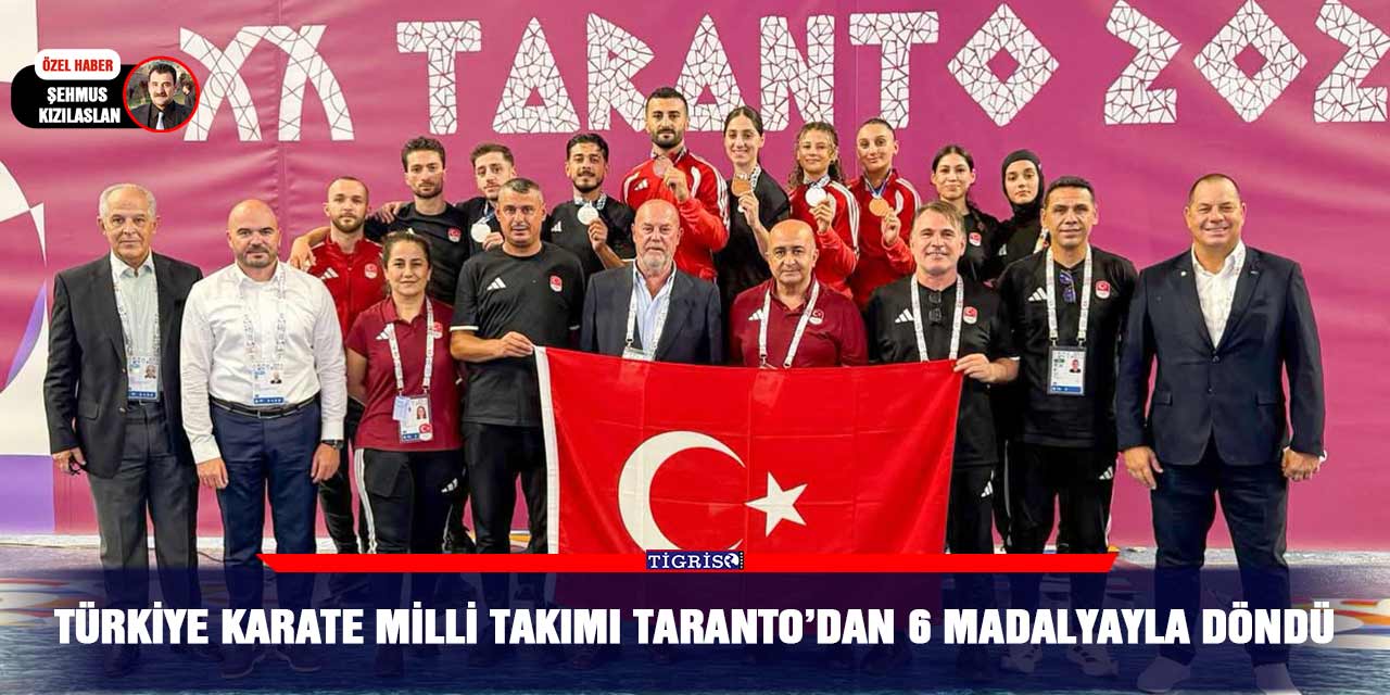 Türkiye Karate Milli Takımı Taranto’dan 6 madalyayla döndü