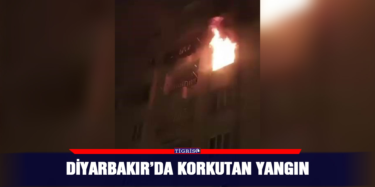 Diyarbakır’da korkutan yangın