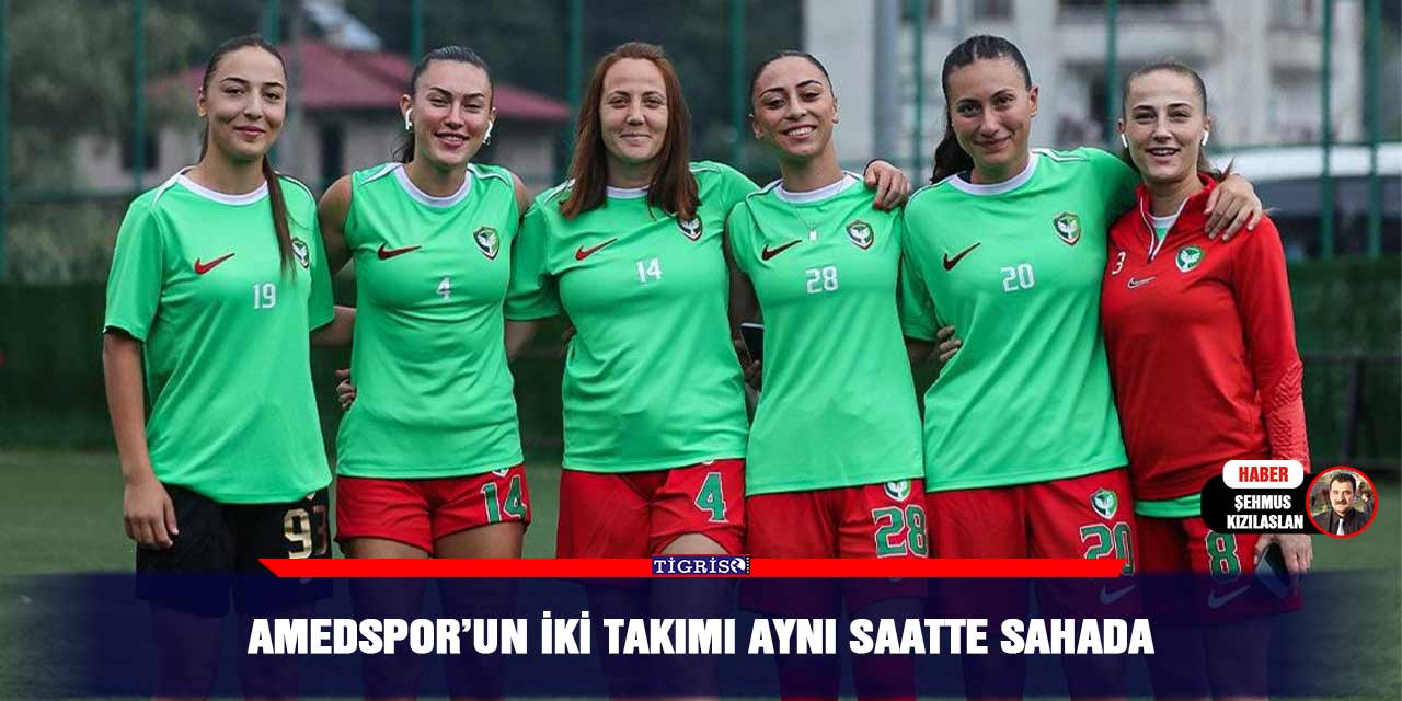 Amedspor’un iki takımı aynı saatte sahada