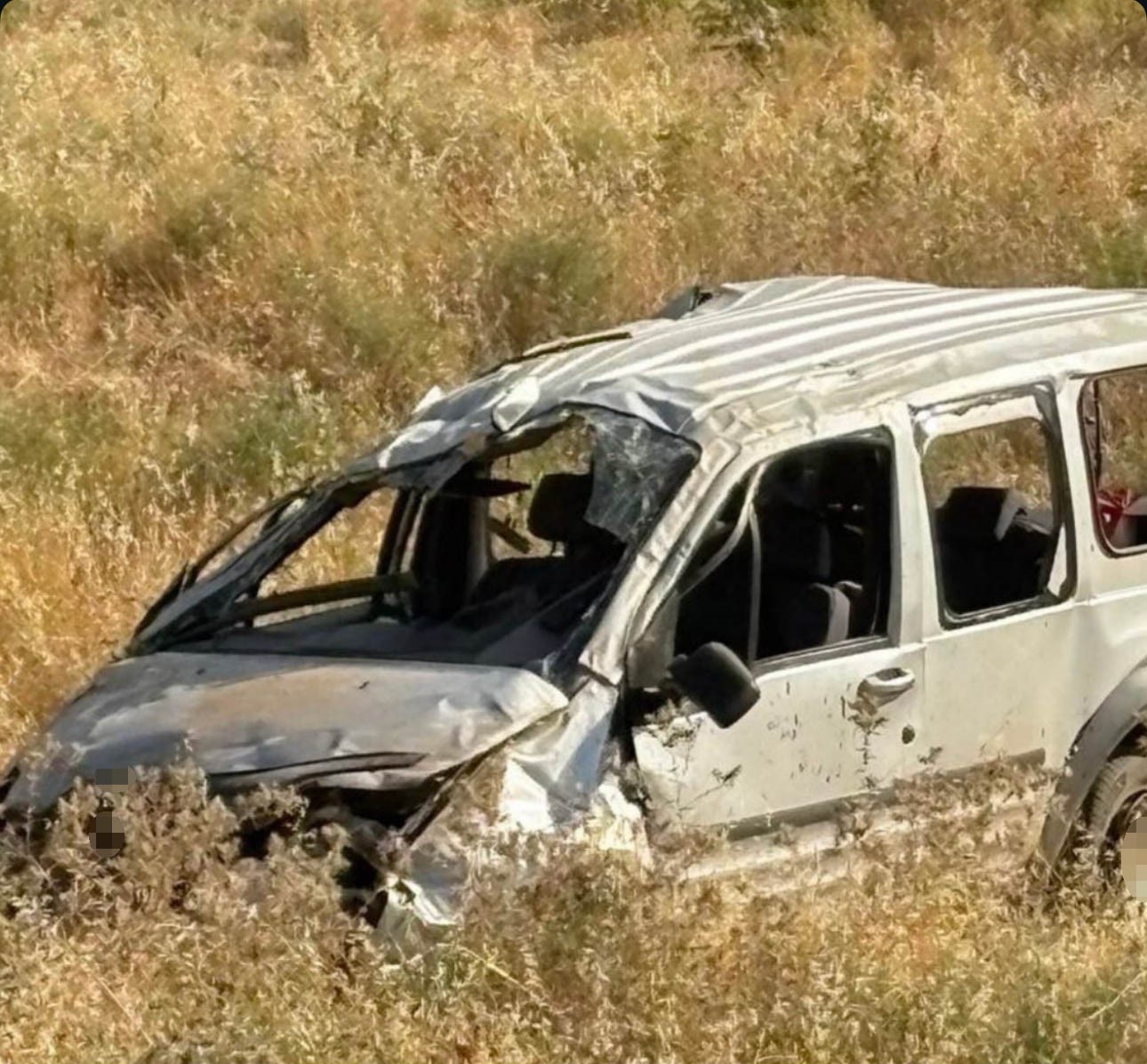 Kontrolden çıkan araç takla attı: 1 yaralı