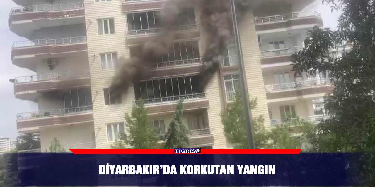 Diyarbakır’da korkutan yangın