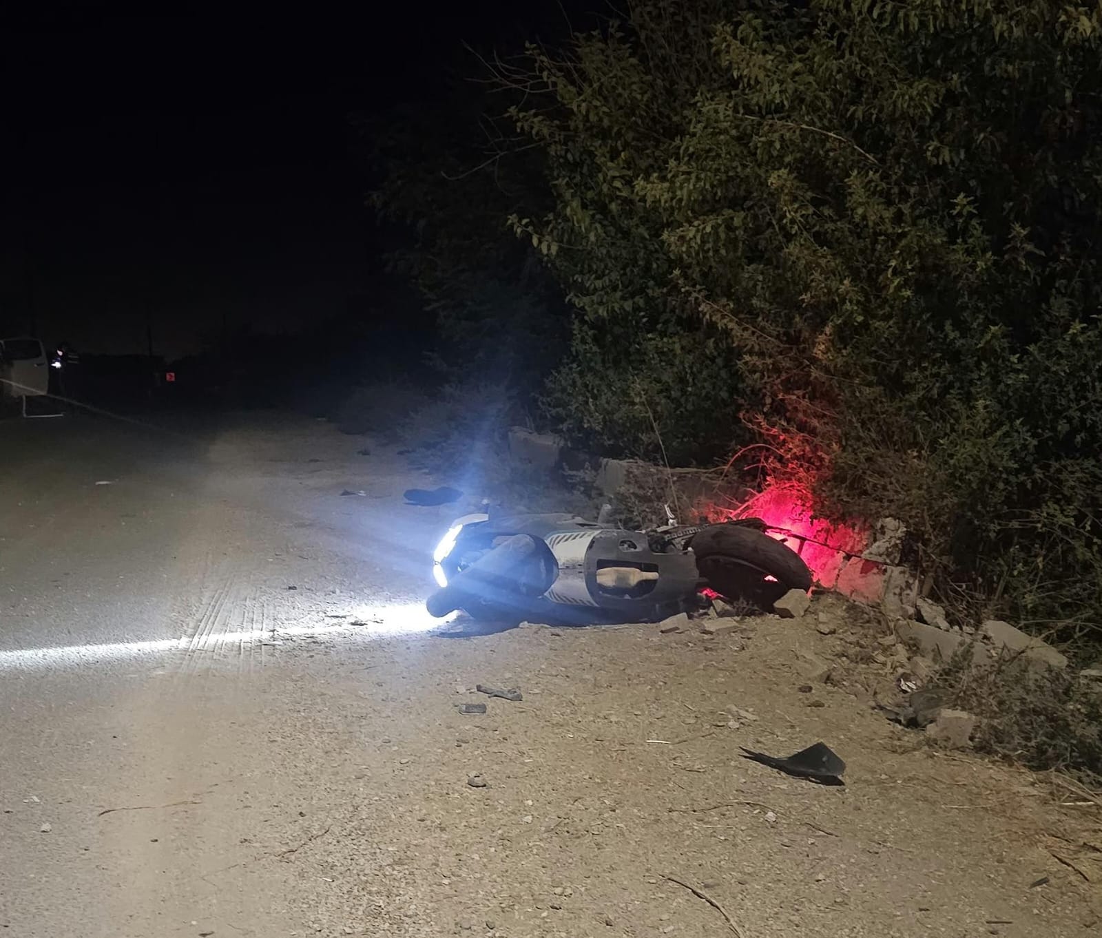 Devrilen motosikletteki 2 kardeş öldü