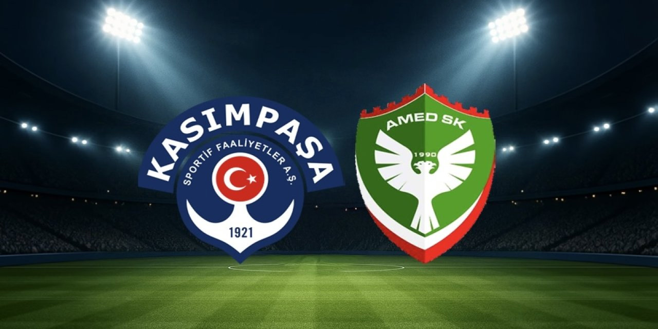Amedspor, Kasımpaşa deplasmanında ilk yarıyı geride kapattı