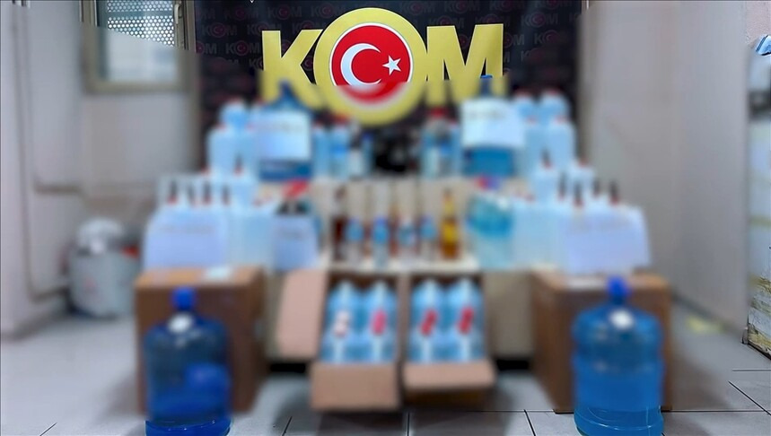 673 bin litre sahte ve kaçak alkollü içki ele geçirildi