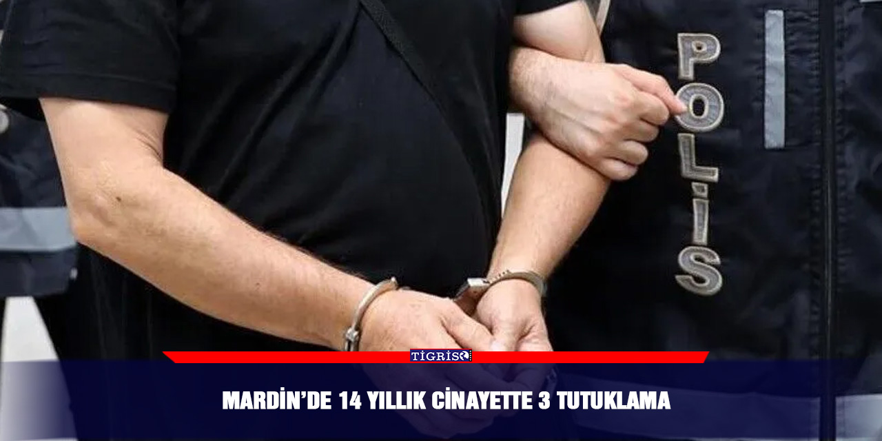 Mardin’de 14 yıllık cinayette 3 tutuklama