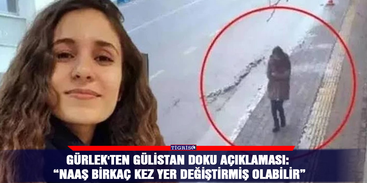 Gürlek'ten Gülistan Doku açıklaması: “Naaş birkaç kez yer değiştirmiş olabilir”