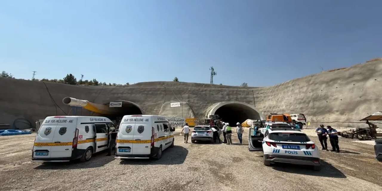 Gaziantep'te tünel faciası: 1 işçi hayatını kaybetti, 3 işçi yaralandı