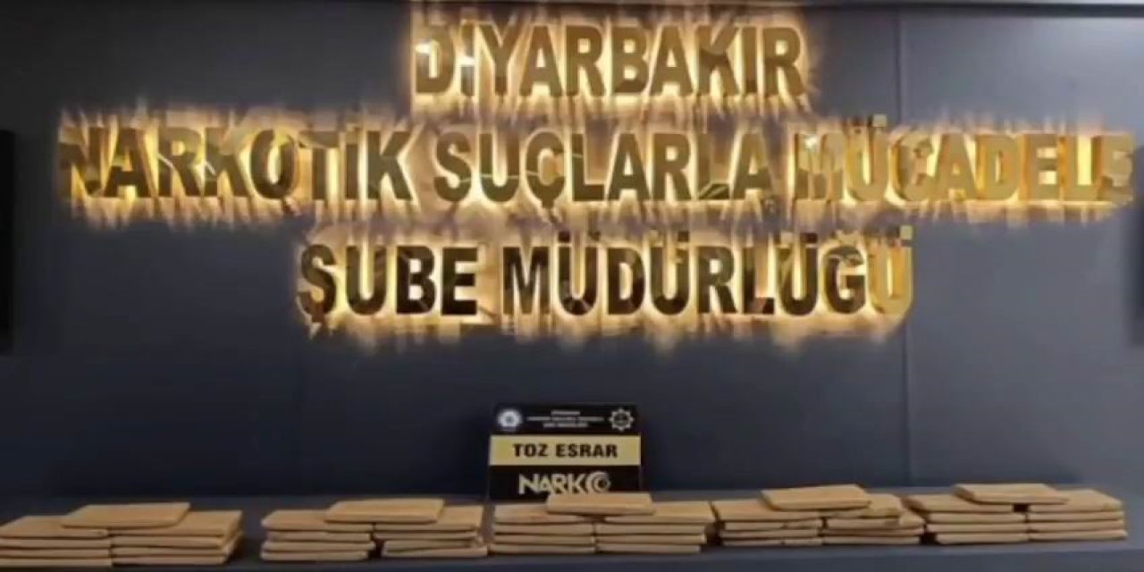 Diyarbakır'da 14 kilo esrar ele geçirildi