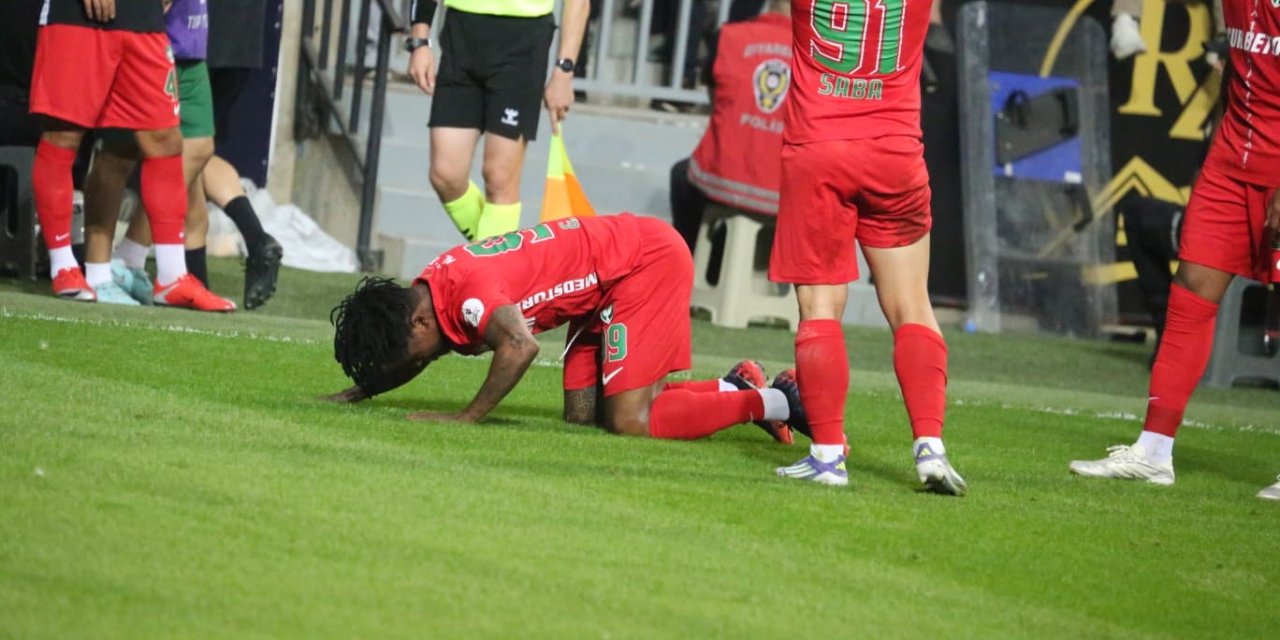 Orban attı, Amedspor 2-0 öne geçti