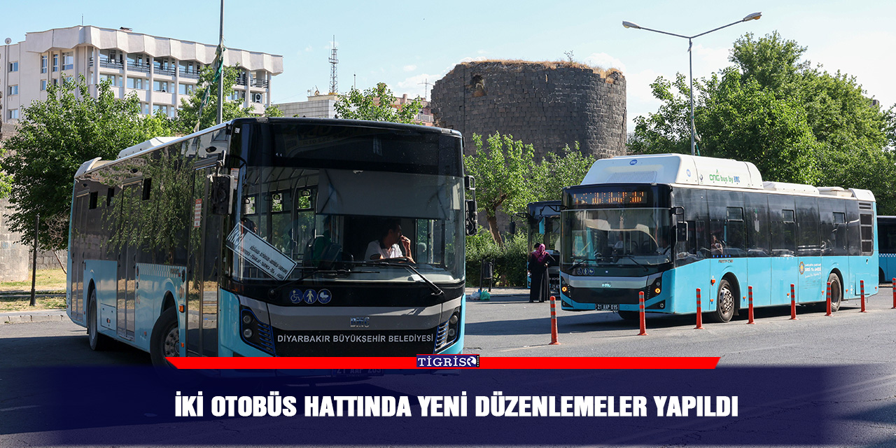 İki otobüs hattında yeni düzenlemeler yapıldı