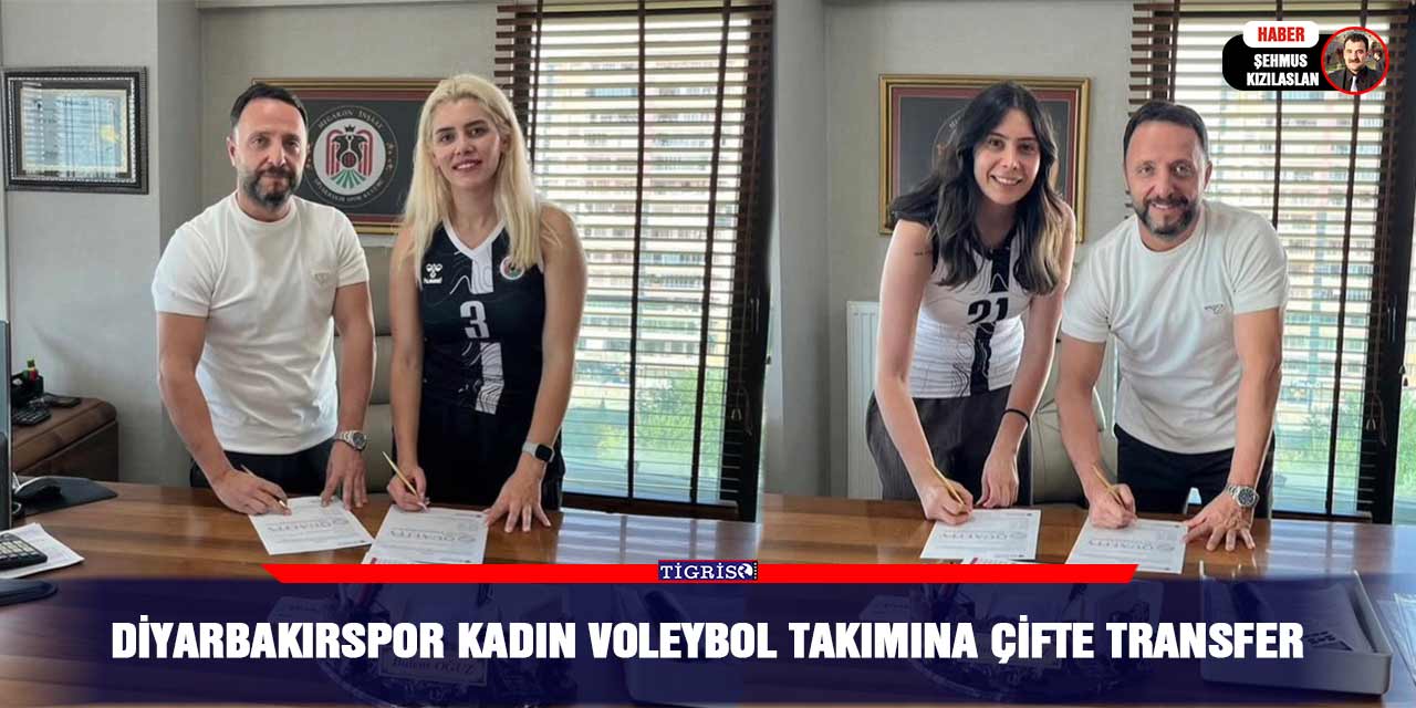 Diyarbakırspor kadın voleybol takımına çifte transfer