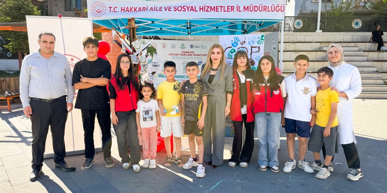 Hakkâri’de çocuklar iklim için buluştu