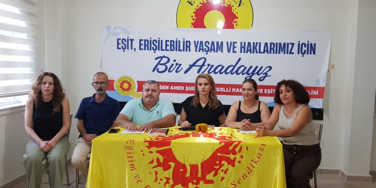 Diyarbakır’da Eğitim-Sen’den okullardaki erişilebilirlik sorunlarına dair açıklama