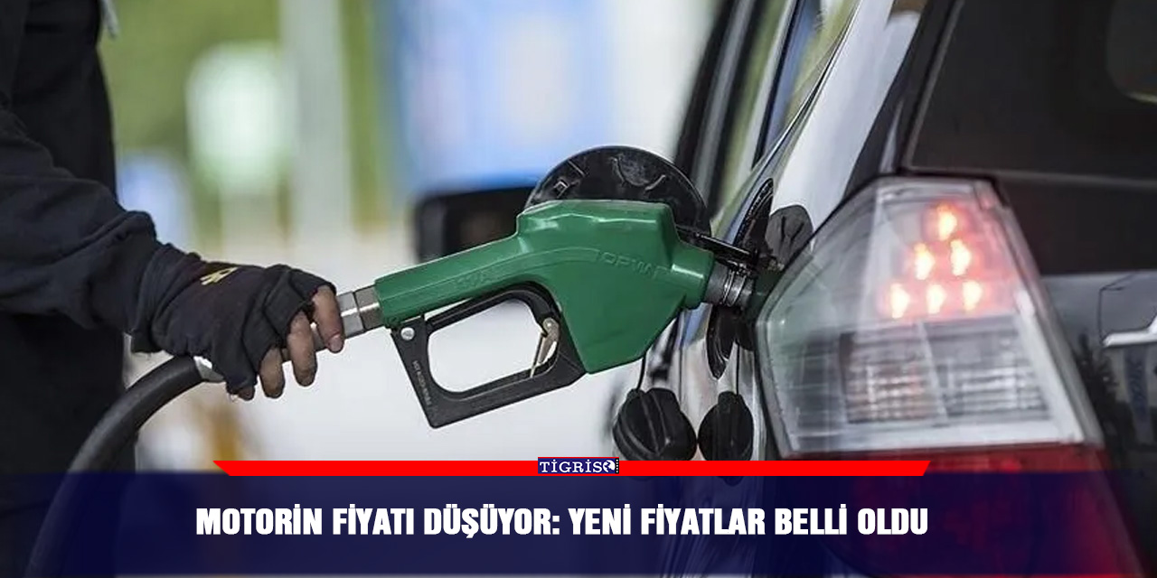Motorin fiyatı düşüyor: Yeni fiyatlar belli oldu