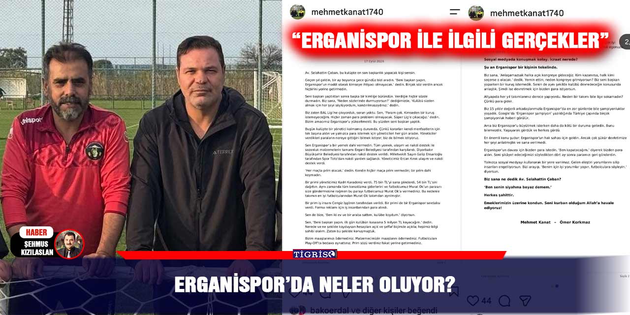 Erganispor’da neler oluyor?