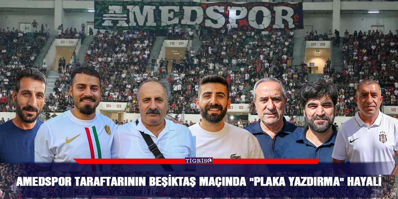 Amedspor taraftarının Beşiktaş maçında "plaka yazdırma" hayali