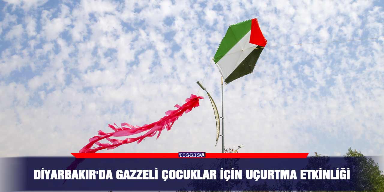 Diyarbakır'da Gazzeli çocuklar için uçurtma etkinliği