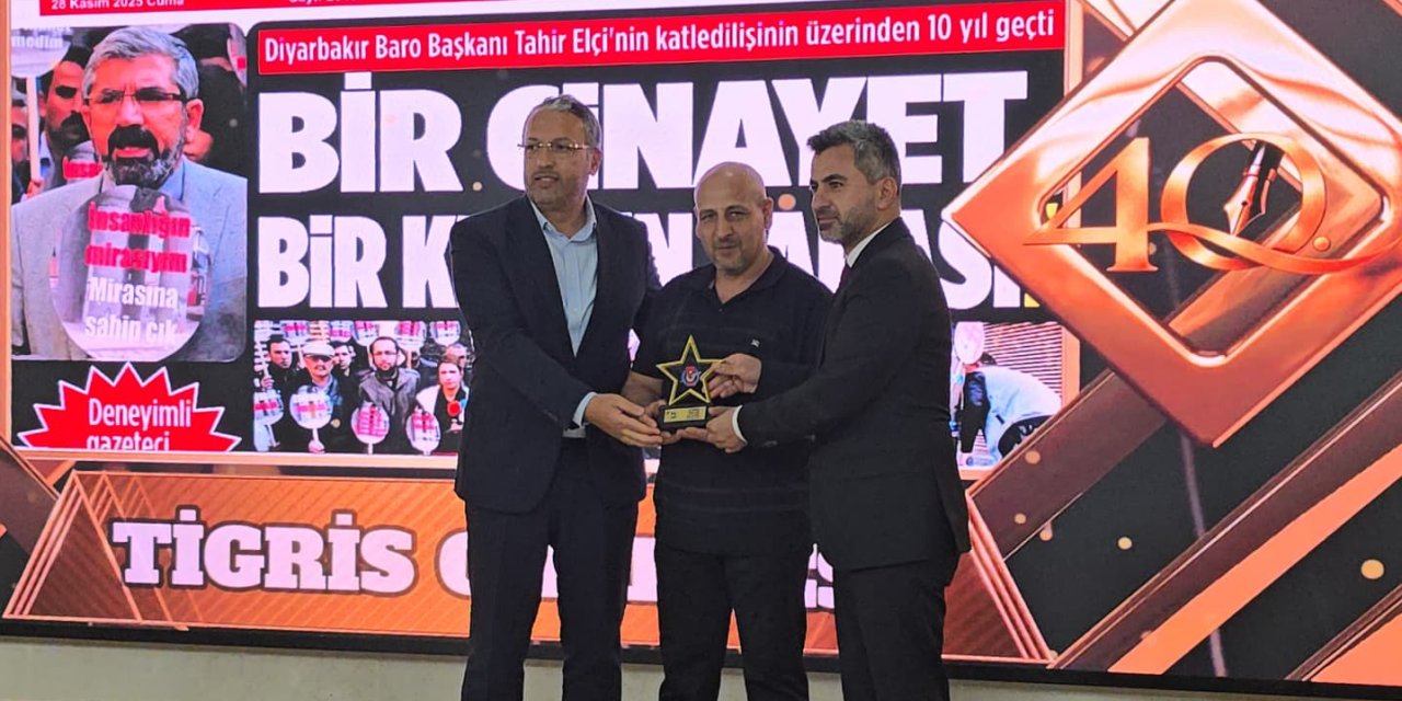 Tigris Haber Gazetesi’ne başarı ödülü