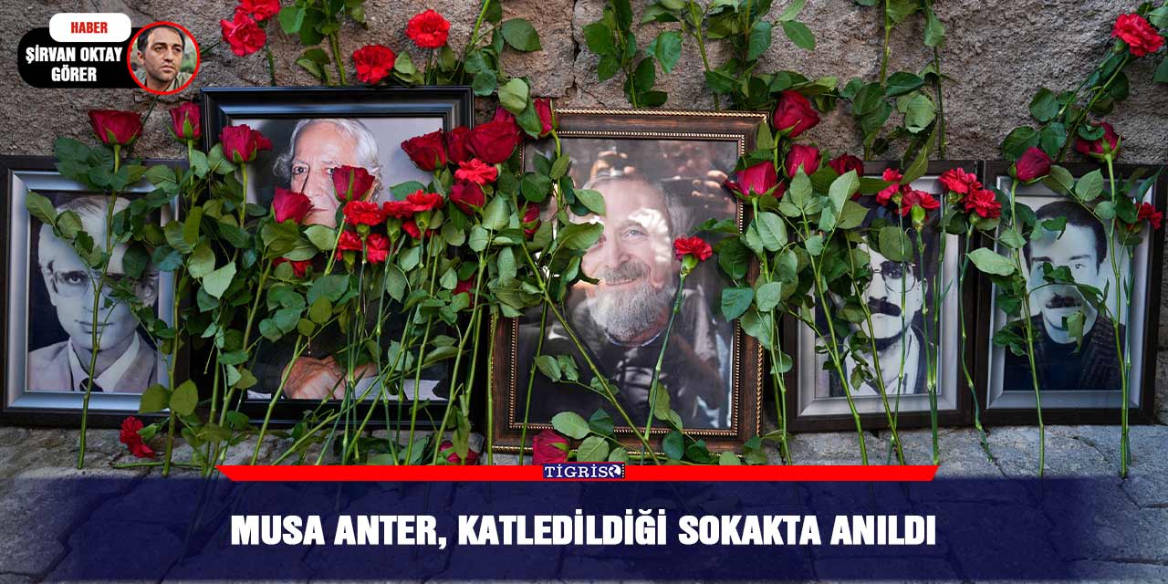 Musa Anter, katledildiği sokakta anıldı