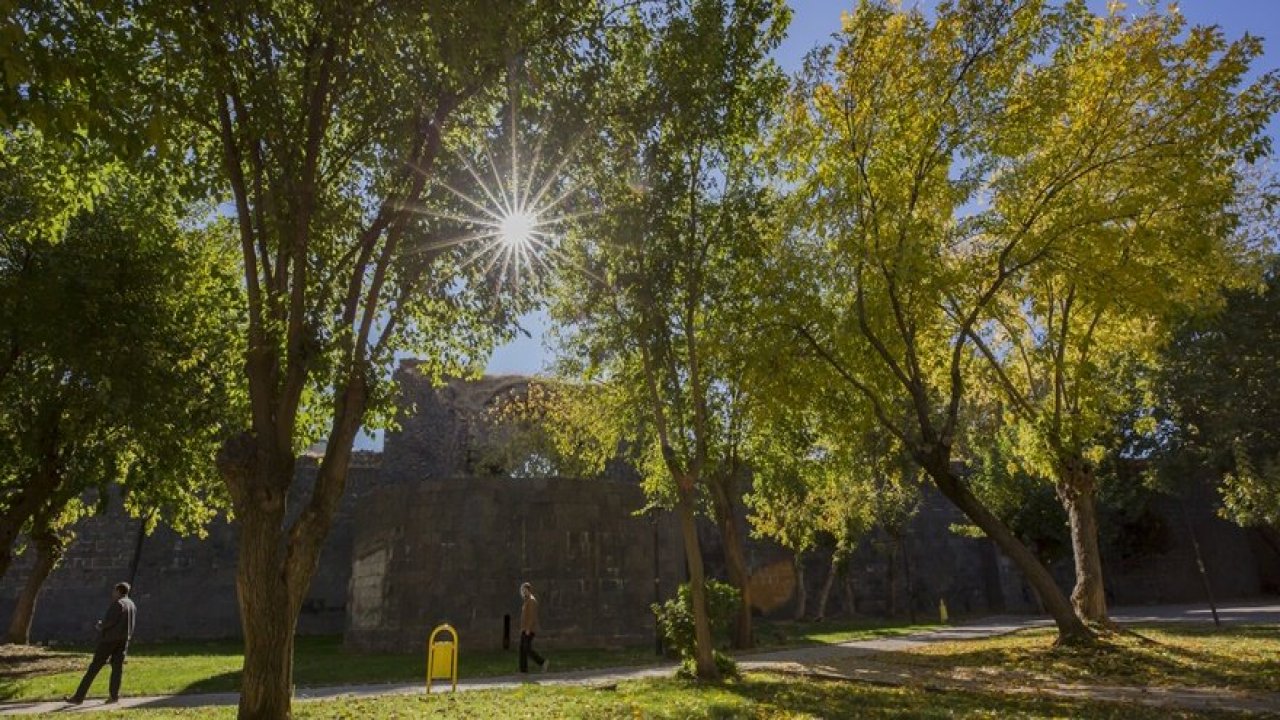Diyarbakır'da sonbahar güzelliği