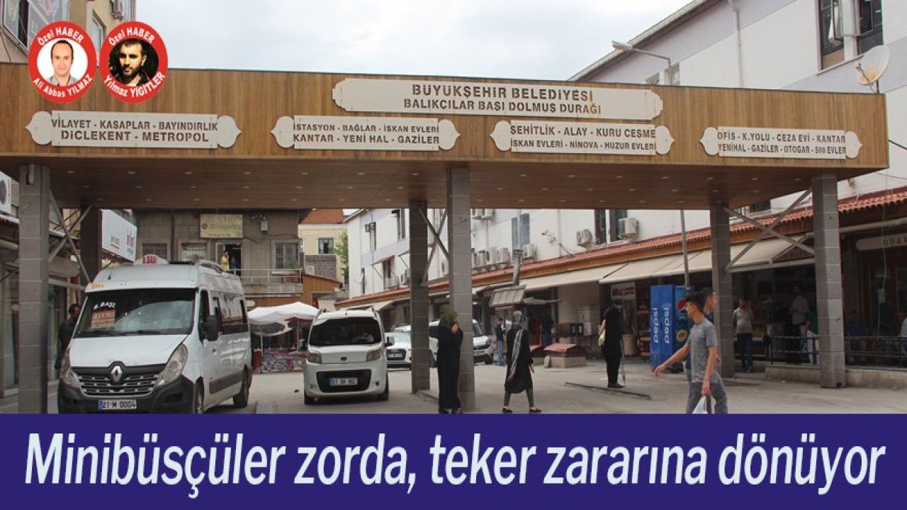 Minibüsçüler zorda, teker zararına dönüyor
